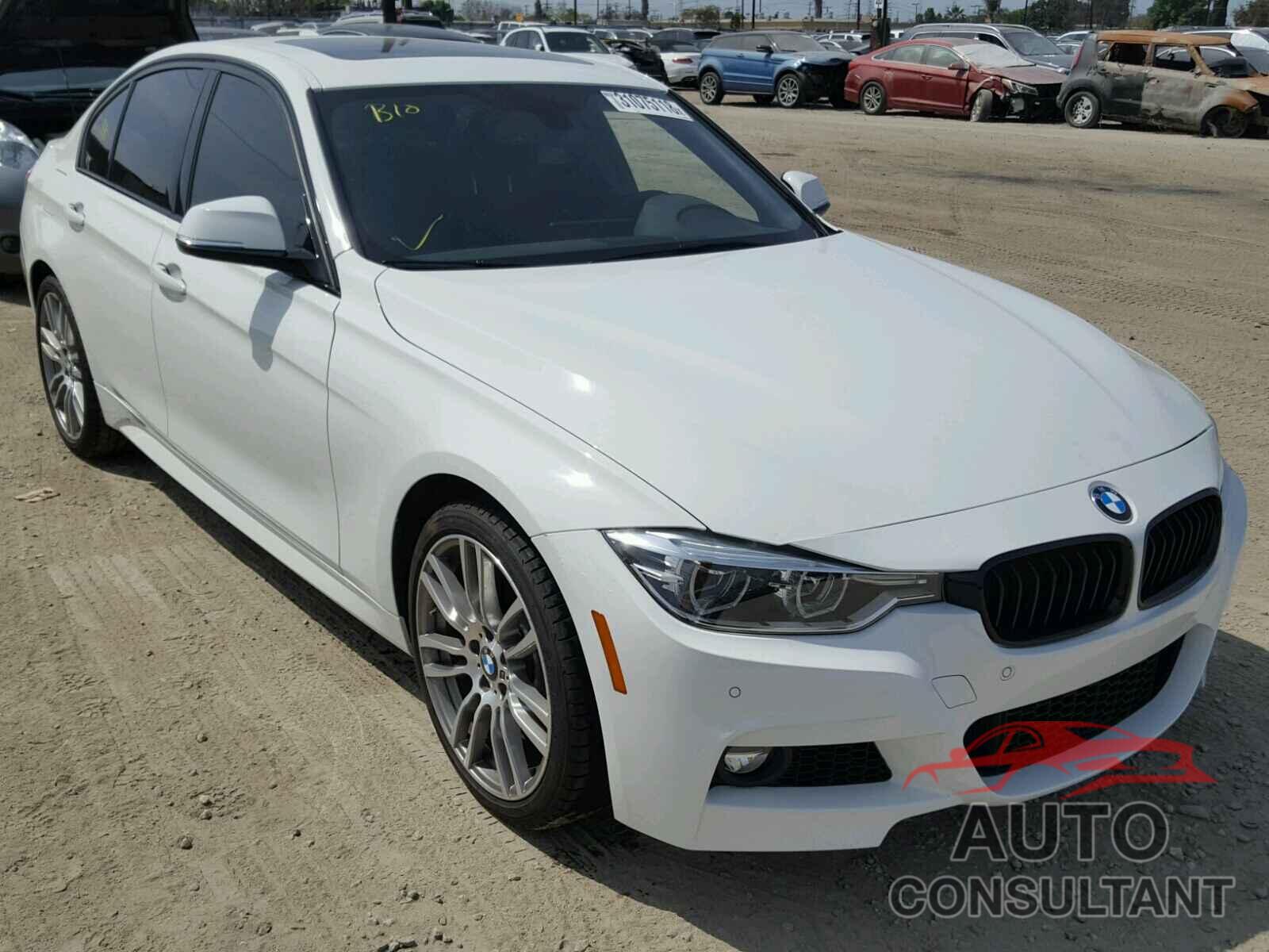 BMW 3 SERIES 2017 - WBA8B3G38HNU36136