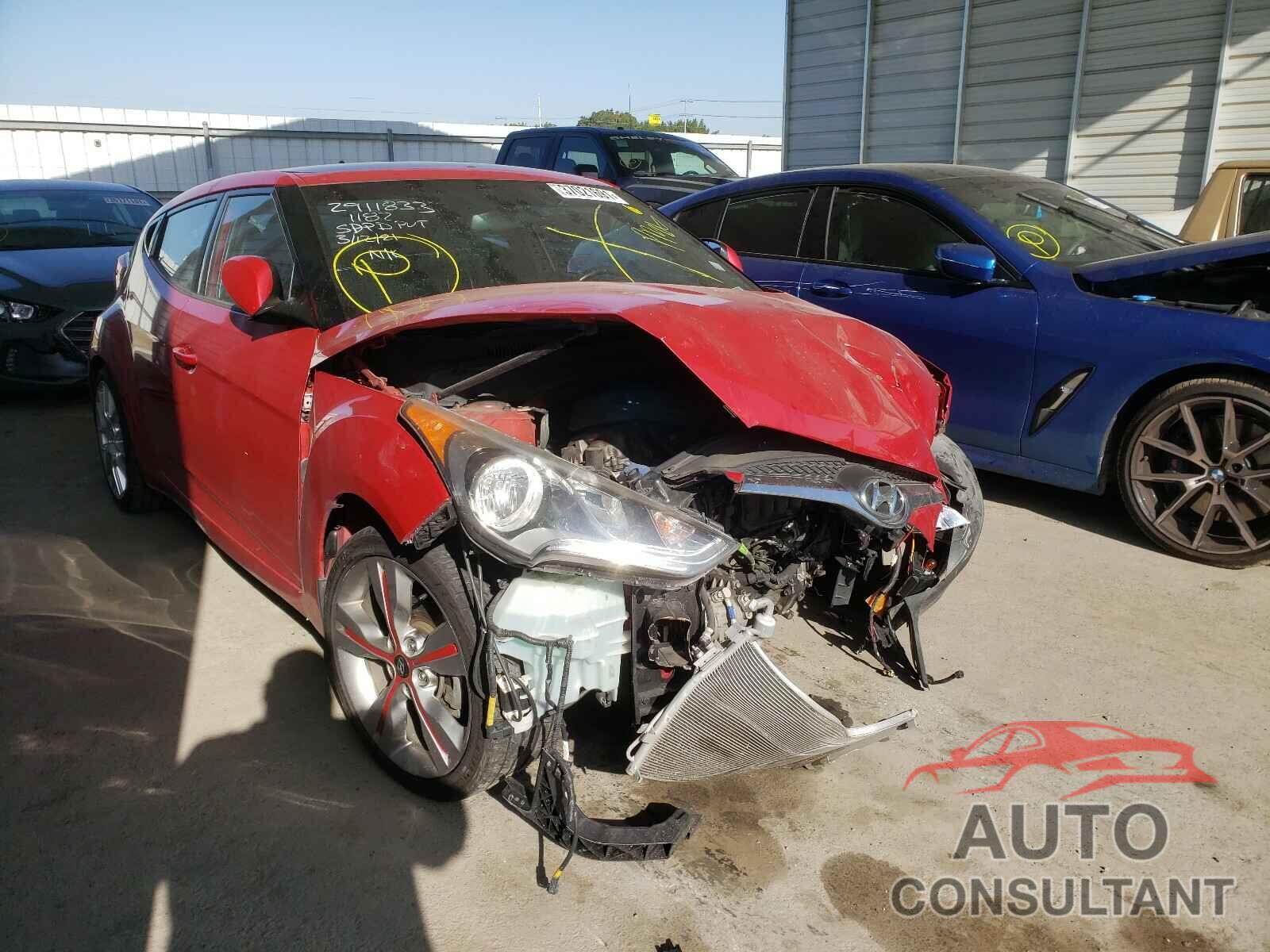 HYUNDAI VELOSTER 2016 - KMHTC6AD1GU252931