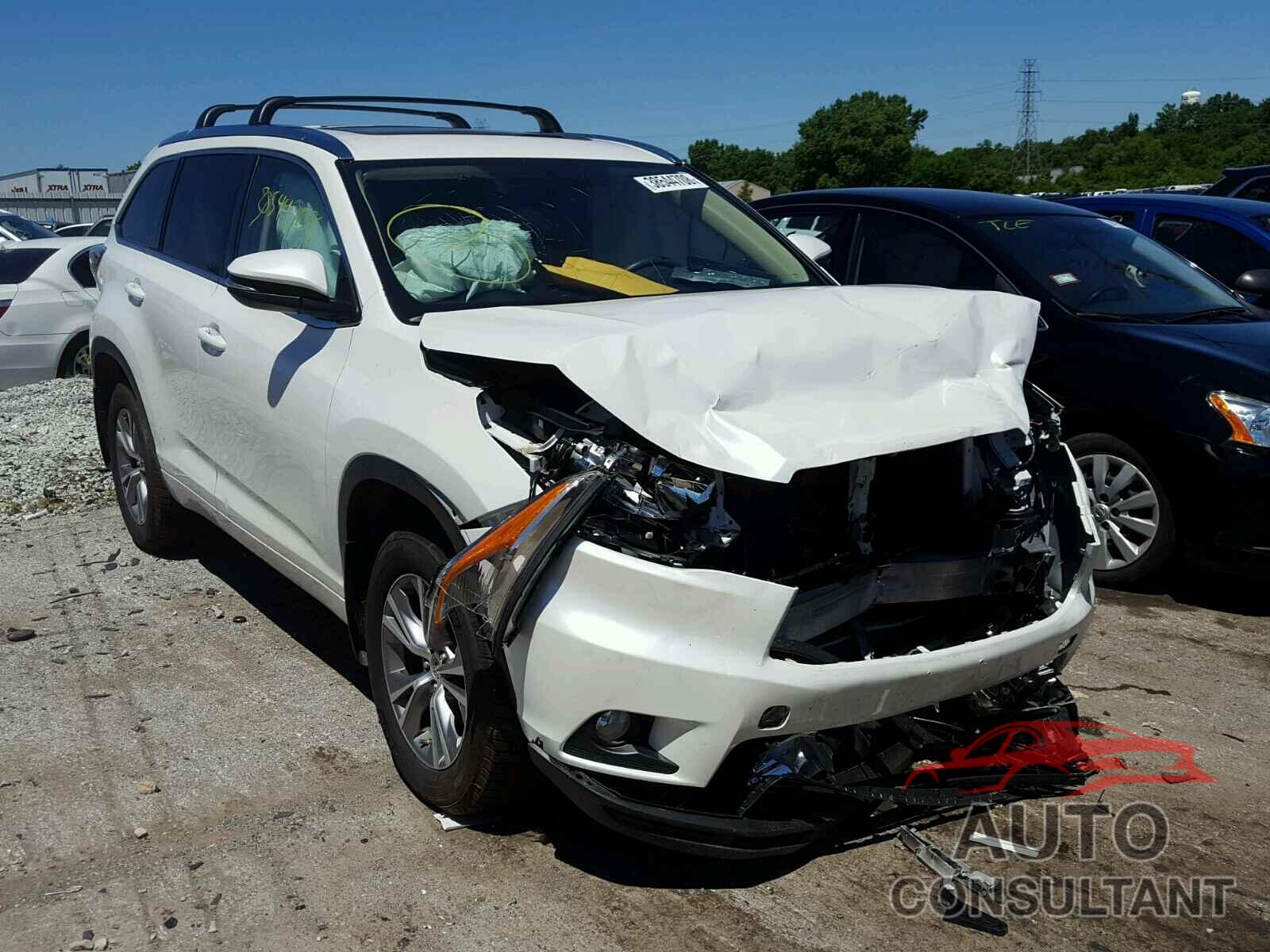 TOYOTA HIGHLANDER 2015 - 5TDJKRFH7FS195231