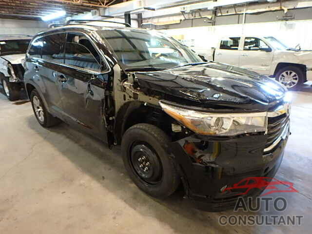 TOYOTA HIGHLANDER 2015 - 5TDKKRFH3FS085006
