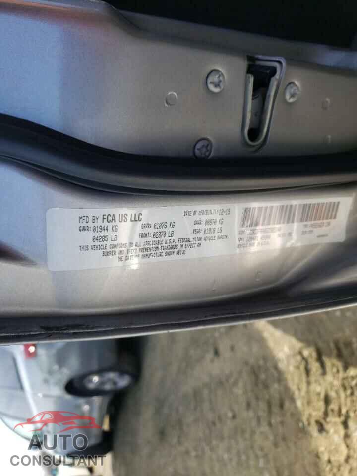 DODGE DART 2016 - 1C3CDFAA8GD585140