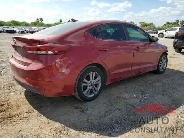 HYUNDAI ELANTRA 2017 - KMHD84LF6HU410724