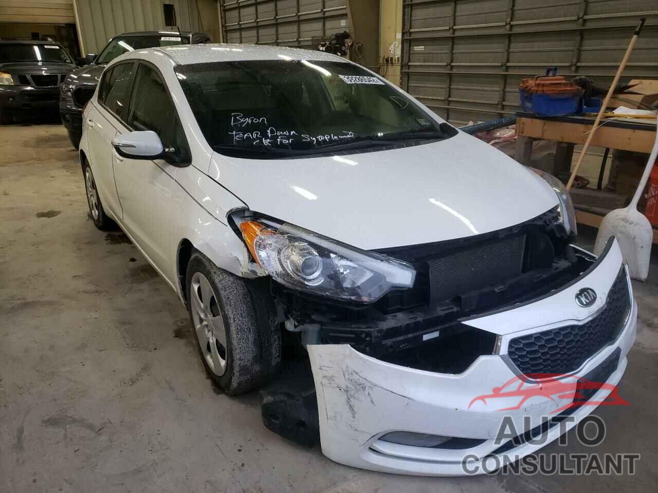 KIA FORTE 2016 - KNAFK5A80G5525558