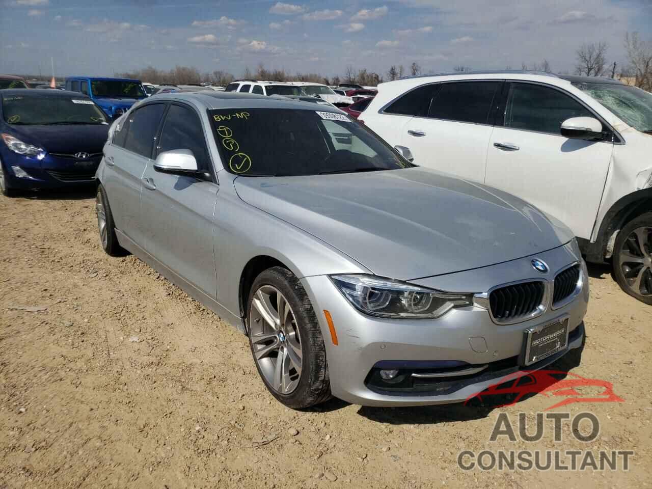 BMW 3 SERIES 2017 - WBA8F1C38HK825911