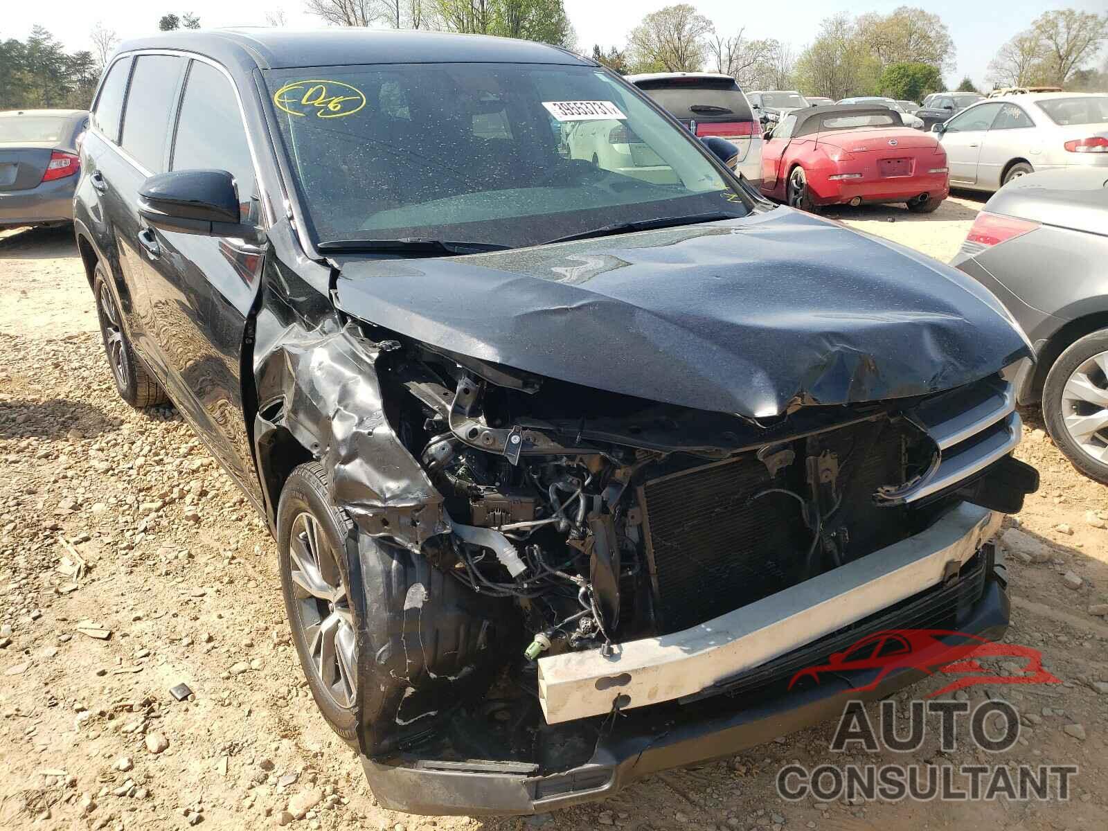 TOYOTA HIGHLANDER 2019 - 5TDZZRFH9KS345610