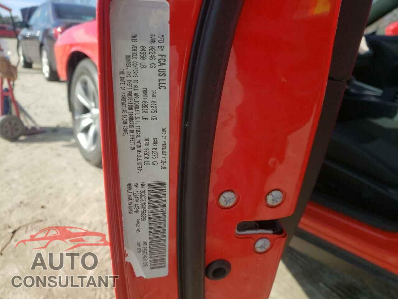 DODGE CHALLENGER 2019 - 2C3CDZJG0KH566809
