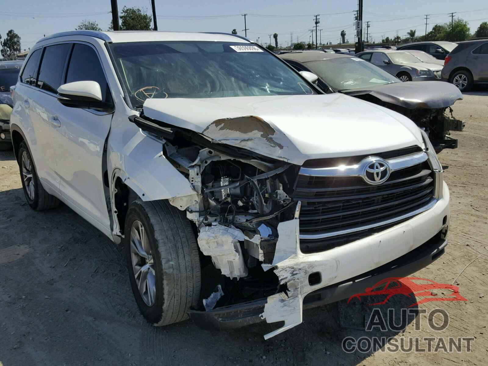 TOYOTA HIGHLANDER 2015 - 5TDKKRFH6FS110657