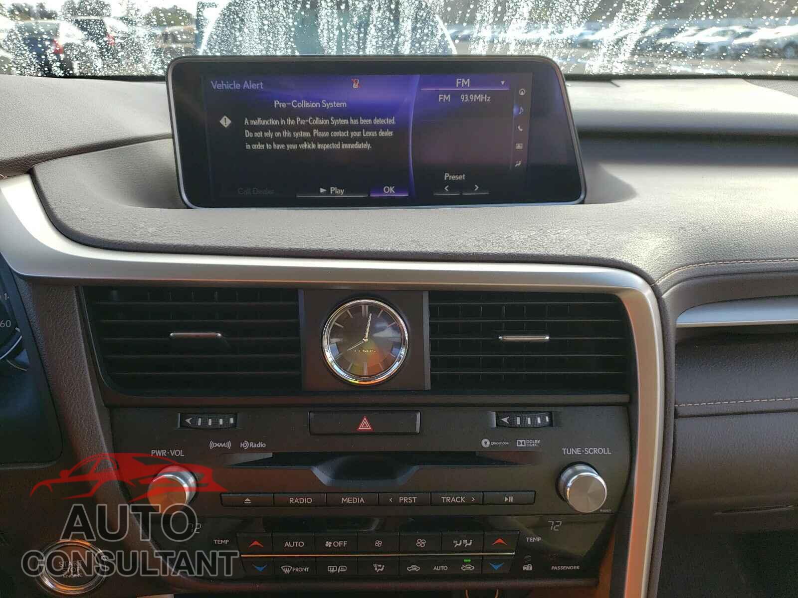 LEXUS RX350 2016 - 2T2BZMCA7GC007761