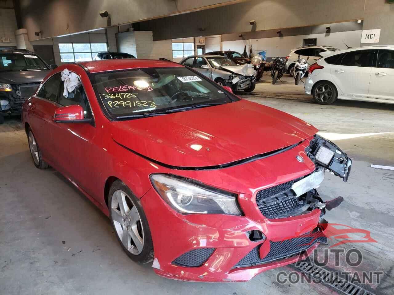 MERCEDES-BENZ CLA-CLASS 2016 - WDDSJ4EBXGN337768