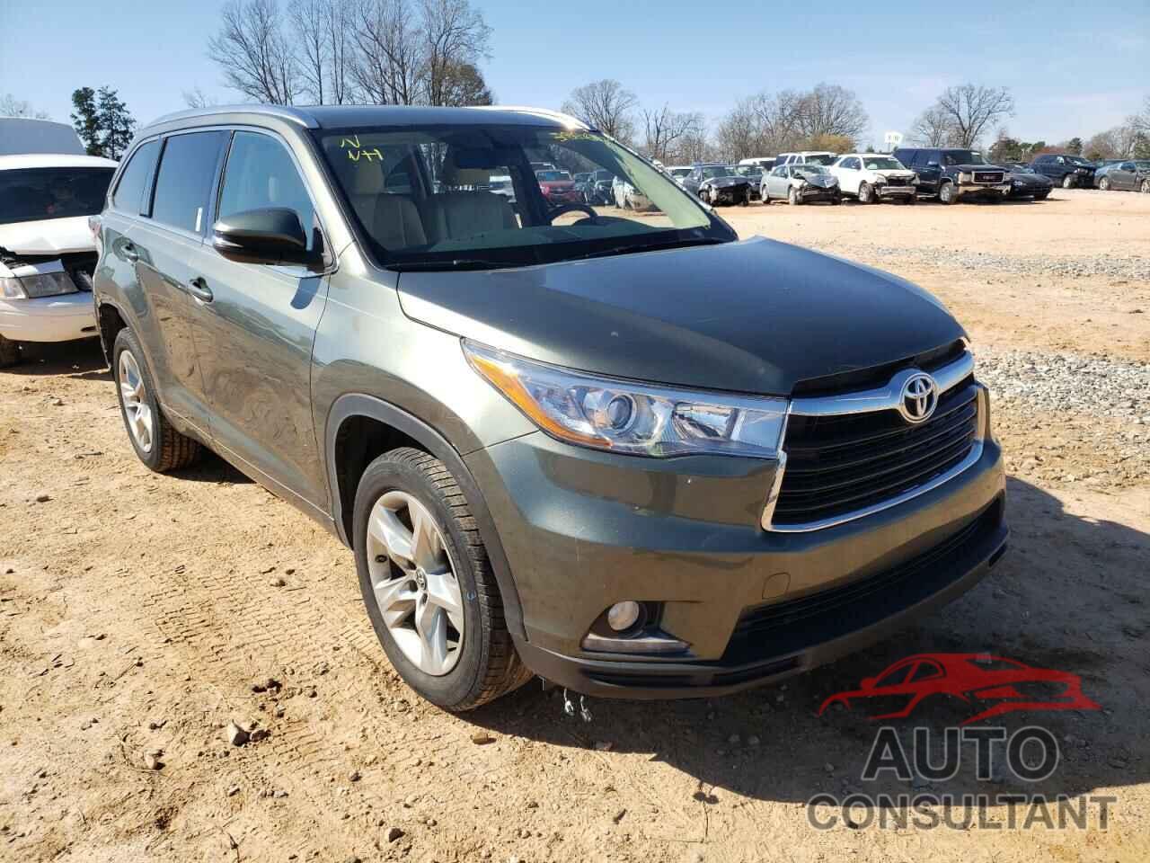 TOYOTA HIGHLANDER 2016 - 5TDYKRFH8GS177501