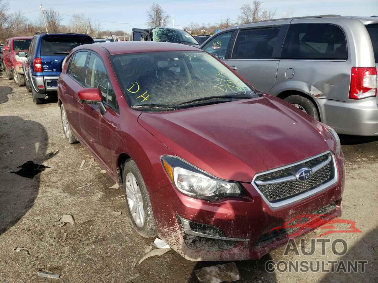 SUBARU IMPREZA 2016 - JF1GPAB6XG8210060