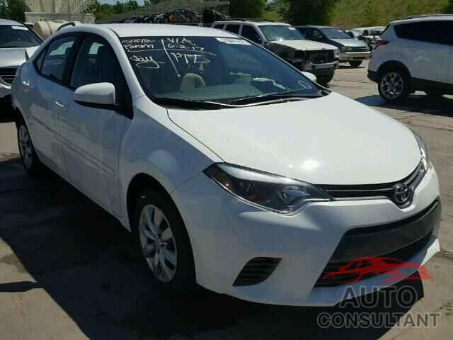 TOYOTA COROLLA 2016 - 2T1BURHE0GC738995