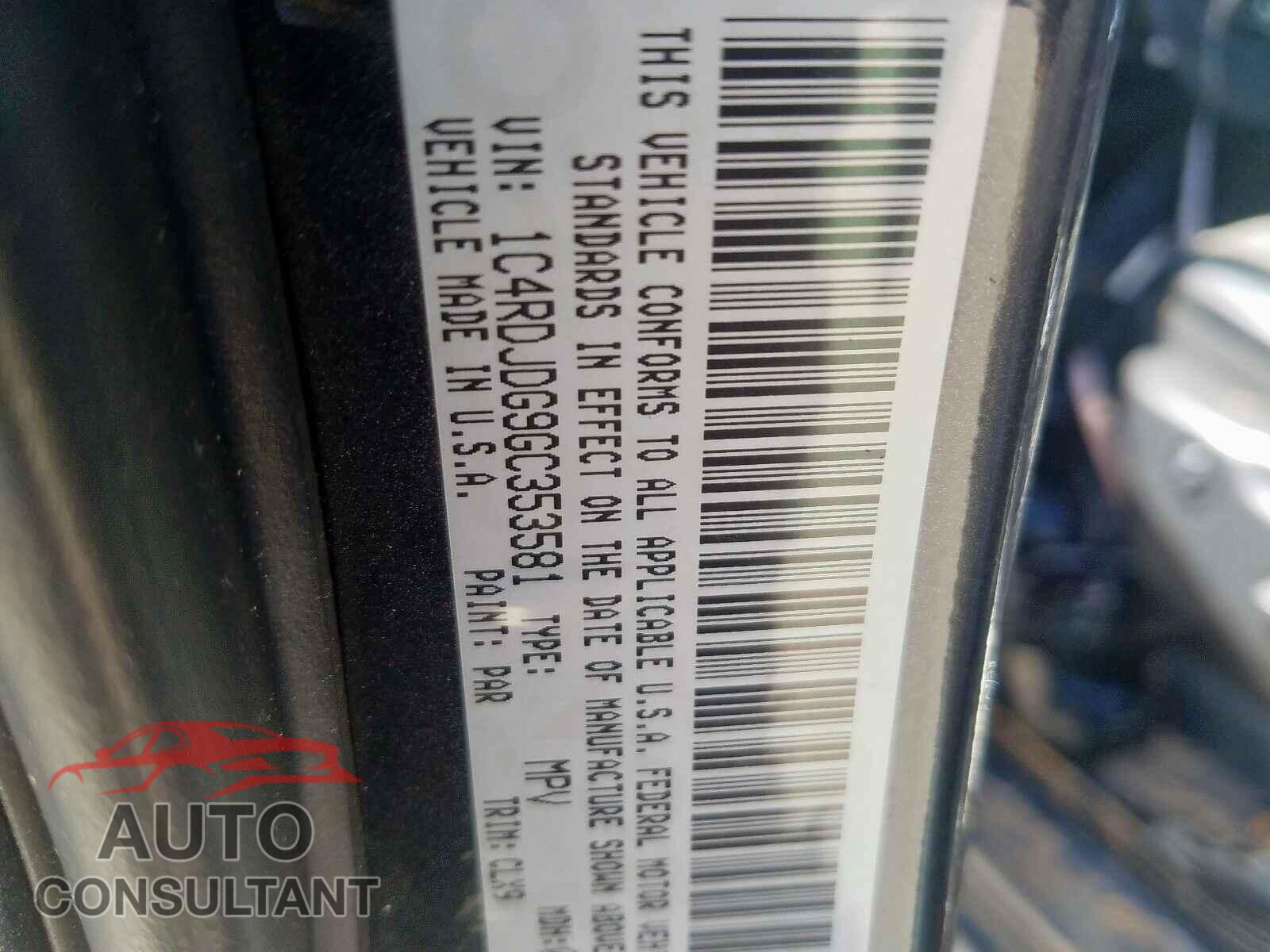 DODGE DURANGO 2016 - 1C4RDJDG9GC353581