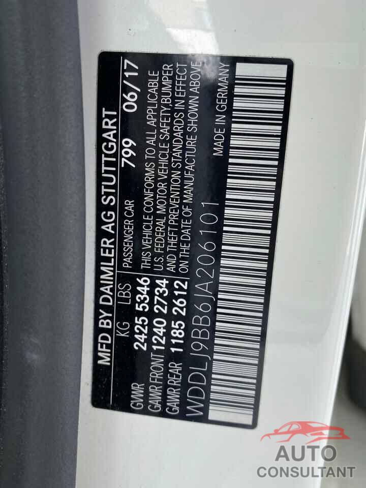 MERCEDES-BENZ AMG 2018 - WDDLJ9BB6JA206101