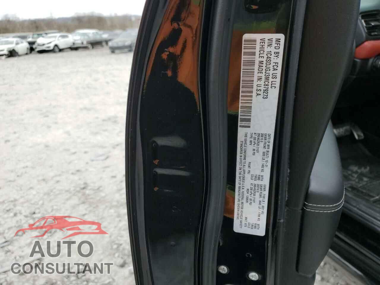 DODGE DURANGO 2021 - 1C4SDJGJ3MC879273