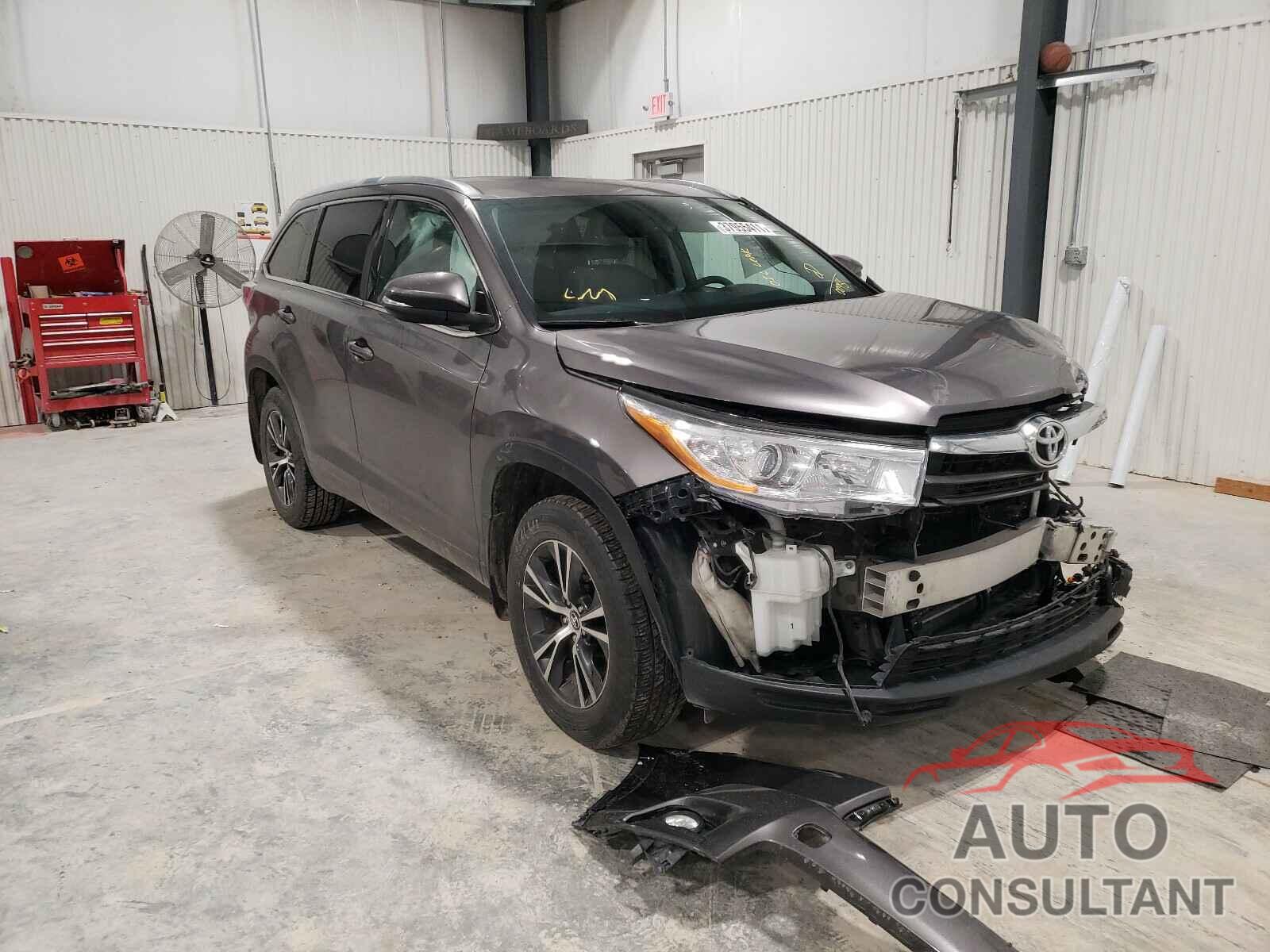TOYOTA HIGHLANDER 2016 - 5TDJKRFH9GS320098