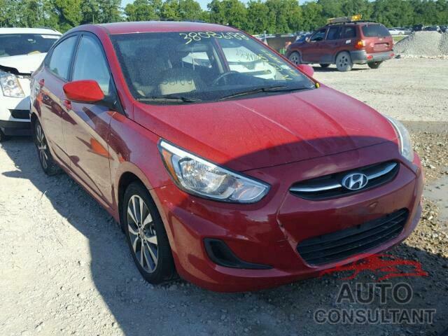 HYUNDAI ACCENT 2017 - KMHCT4AEXHU254644