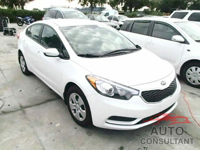 KIA FORTE 2015 - KNAFX4A60F5257233