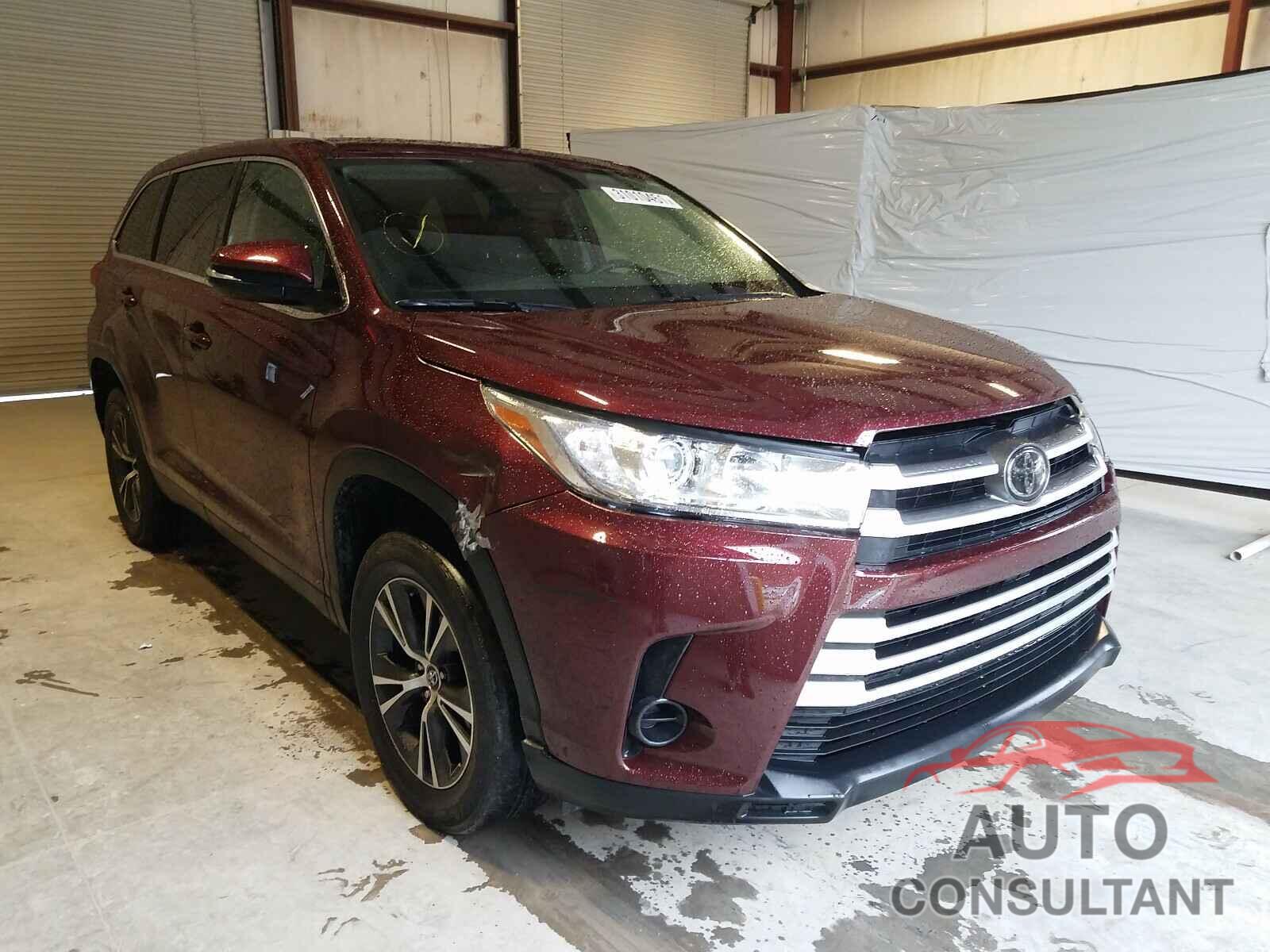 TOYOTA HIGHLANDER 2019 - 5TDZZRFH0KS320594