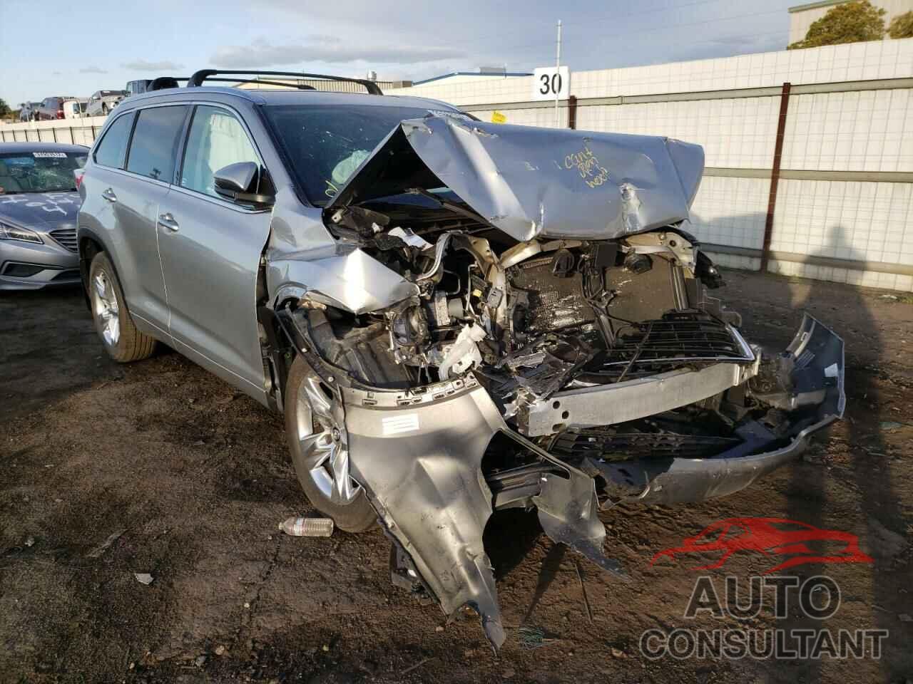 TOYOTA HIGHLANDER 2016 - 5TDDKRFH7GS311932