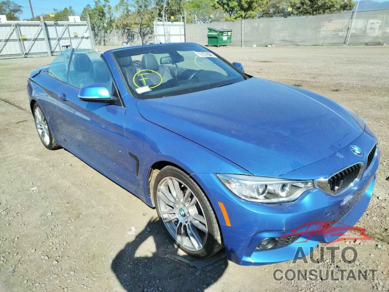 BMW 4 SERIES 2017 - WBA4U7C34H5J54792