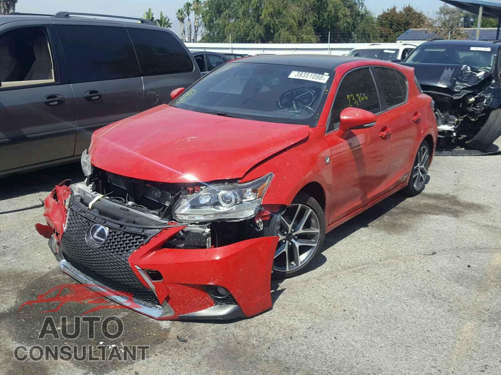 LEXUS CT 200 2016 - JTHKD5BH7G2260907