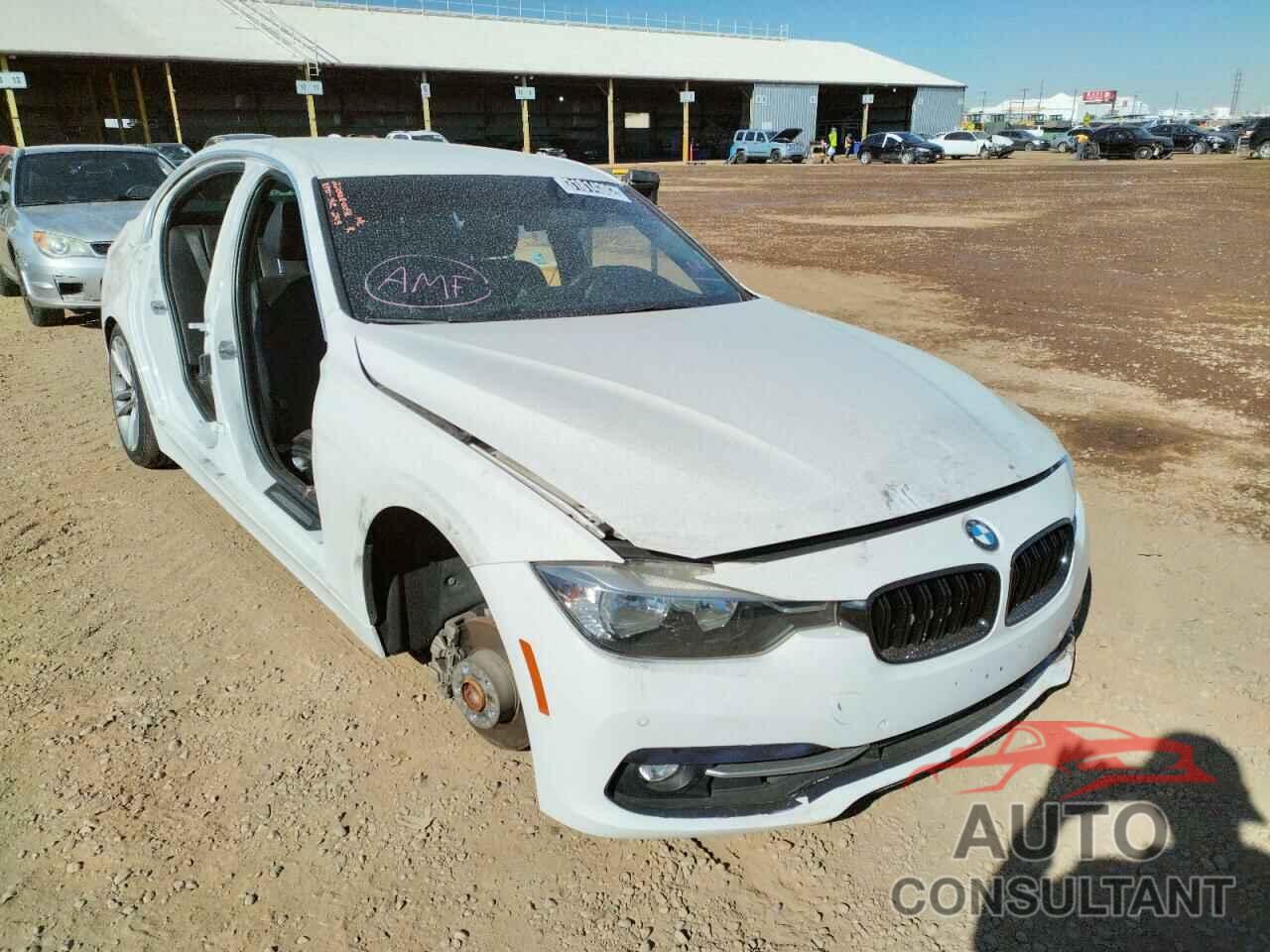BMW 3 SERIES 2017 - WBA8B9G50HNU48558