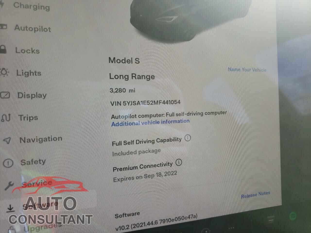 TESLA MODEL S 2021 - 5YJSA1E52MF441054