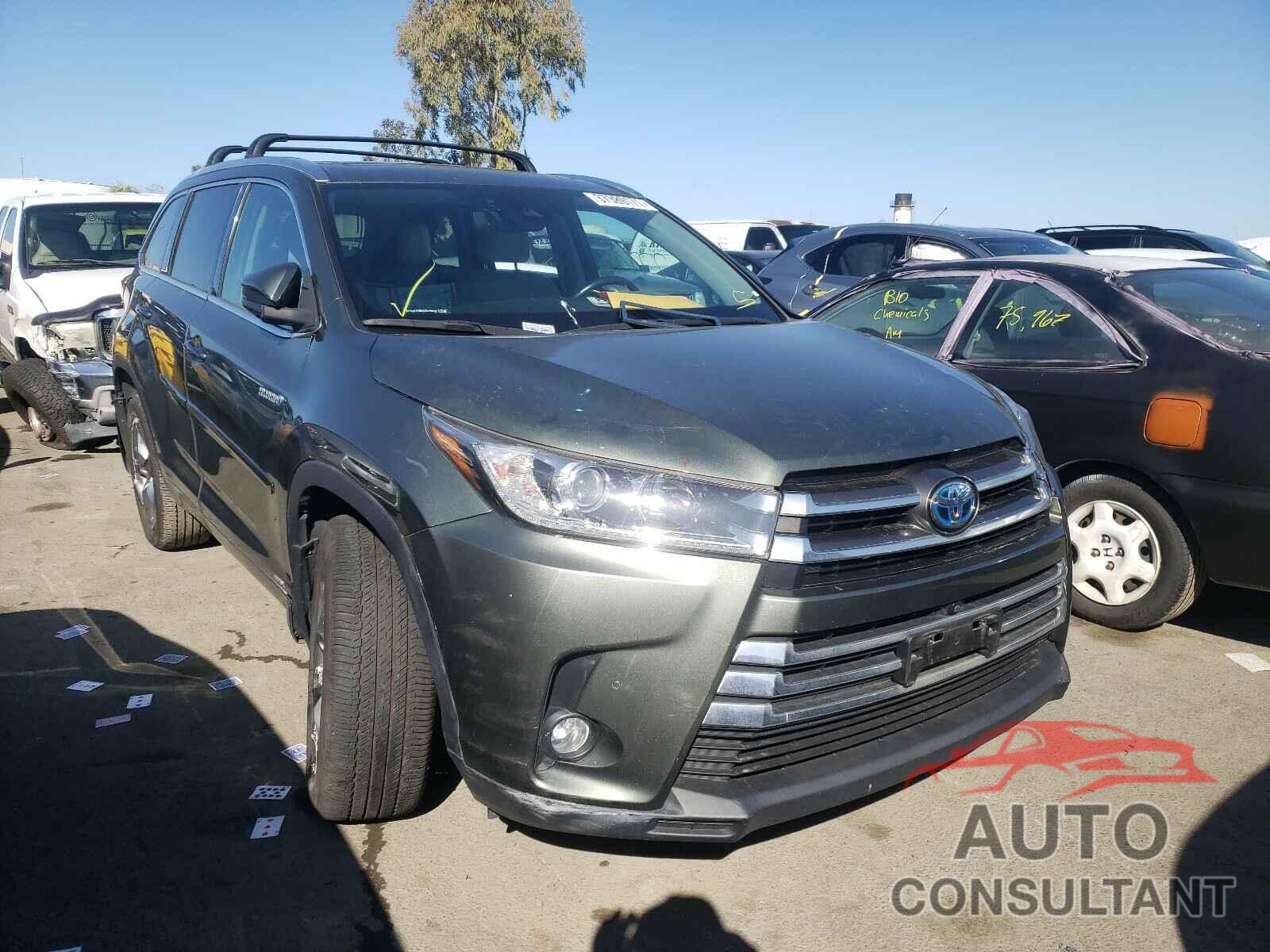 TOYOTA HIGHLANDER 2017 - 5TDDGRFH4HS024941