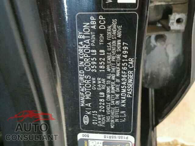 KIA RIO 2015 - KNADM5A36F6514997