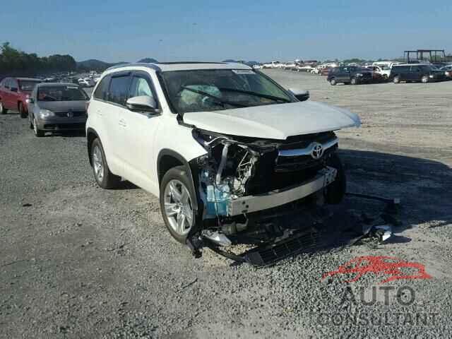 TOYOTA HIGHLANDER 2016 - 5TDYKRFH0GS138868