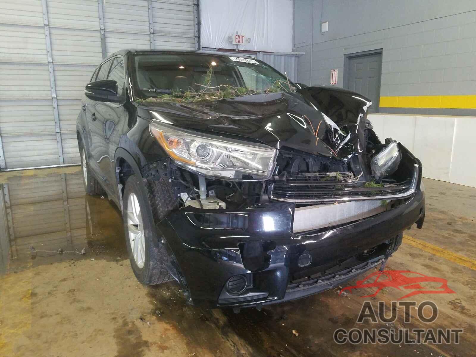 TOYOTA HIGHLANDER 2016 - 5TDZKRFH3GS157631