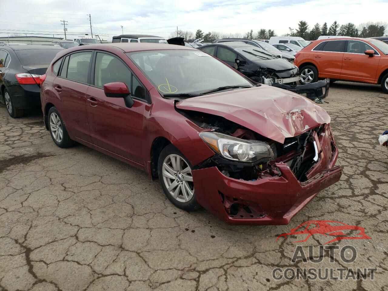 SUBARU IMPREZA 2016 - JF1GPAB66G8295740