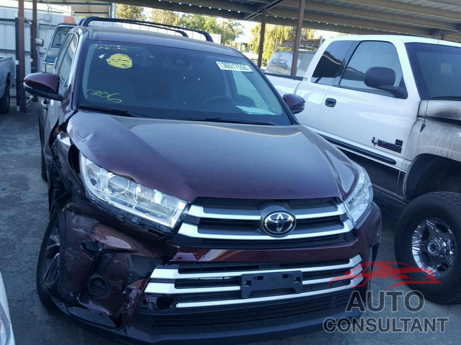 TOYOTA HIGHLANDER 2017 - 5TDBZRFH9HS426634
