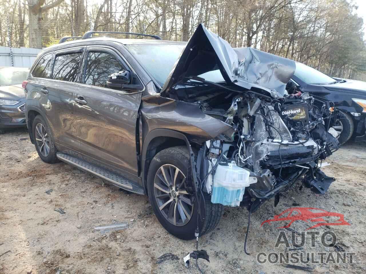 TOYOTA HIGHLANDER 2018 - 5TDJZRFH9JS545334