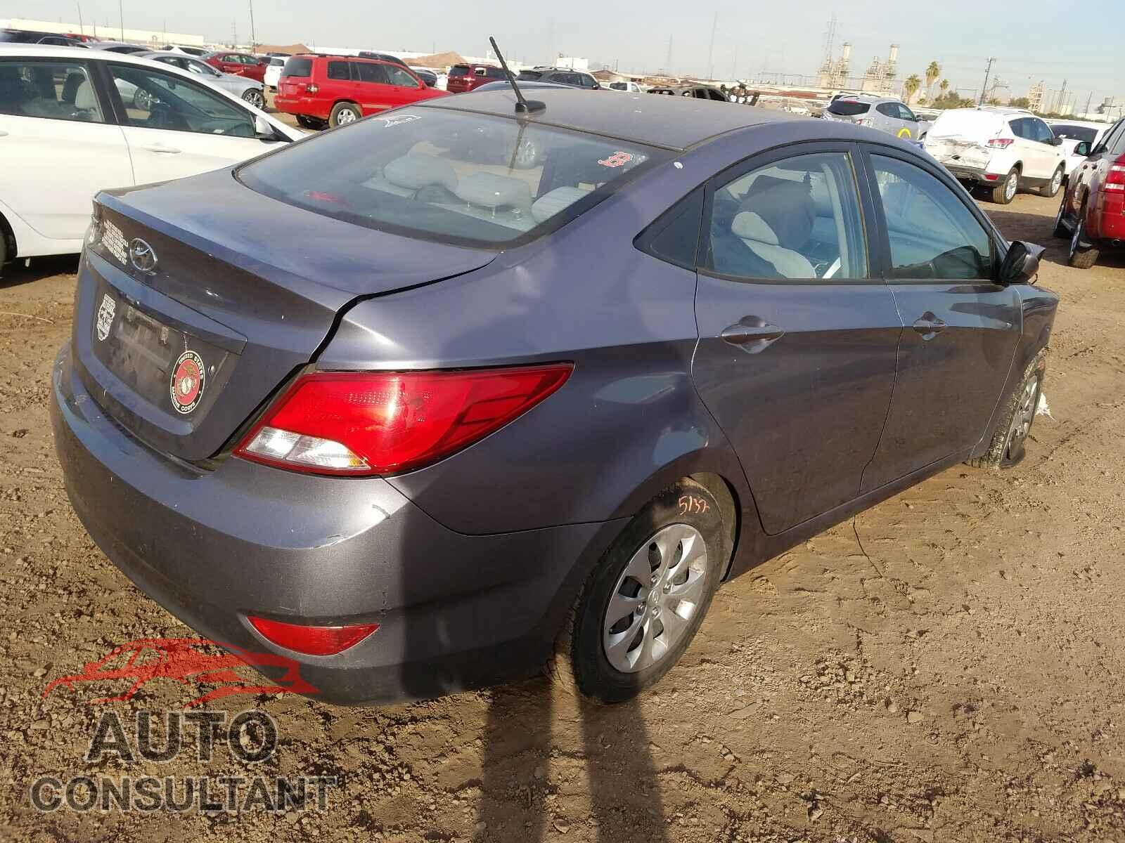 HYUNDAI ACCENT 2016 - KMHCT4AE7GU032965