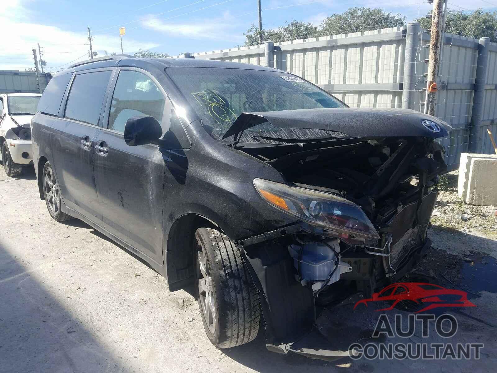 TOYOTA SIENNA 2017 - 5TDXZ3DC7HS794868