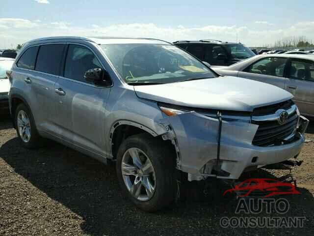 TOYOTA HIGHLANDER 2015 - 5TDDKRFHXFS078949
