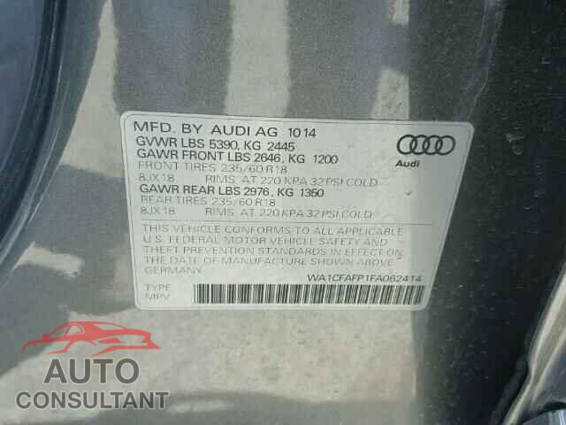 AUDI Q5 2015 - WA1CFAFP1FA062414
