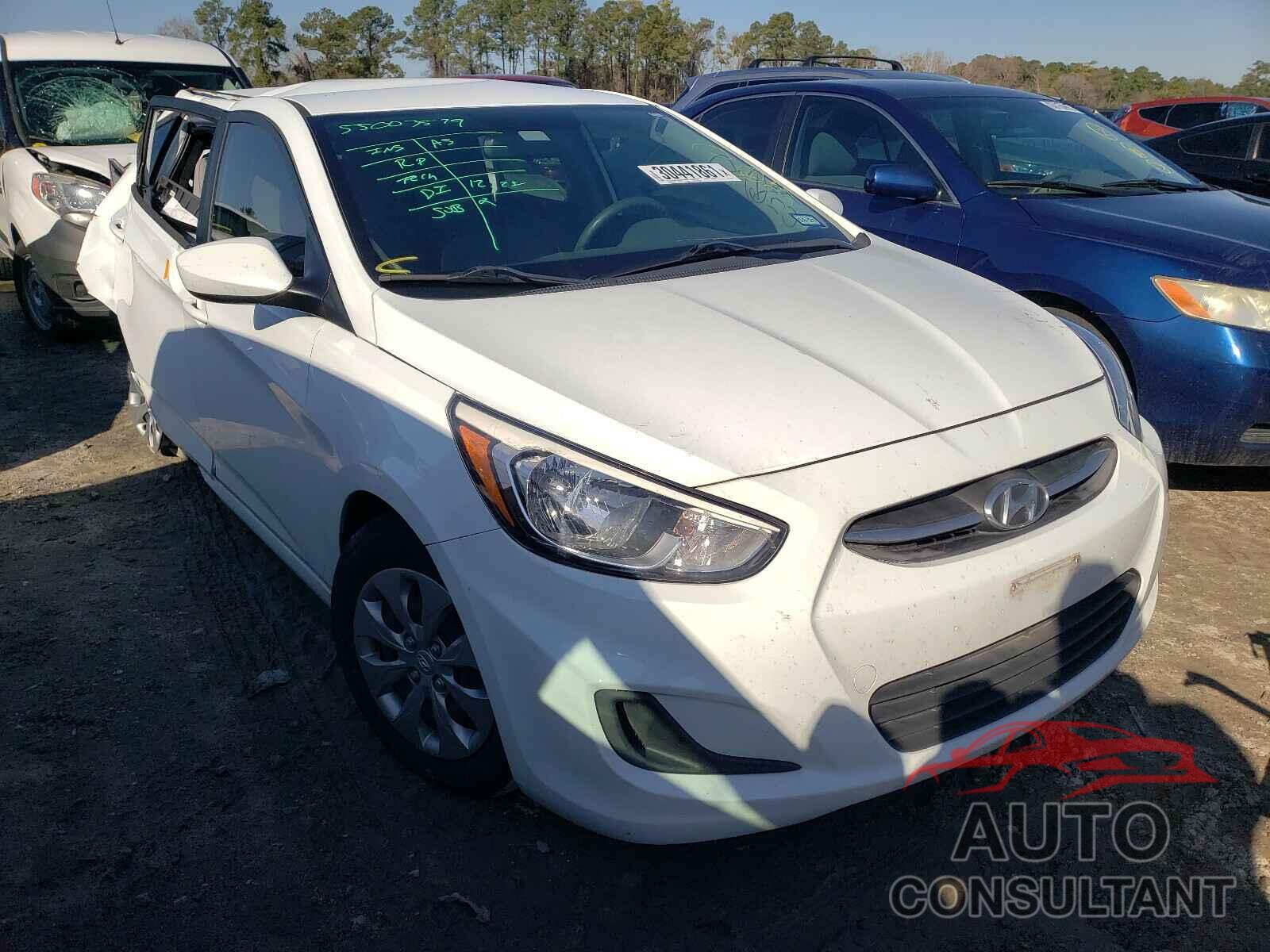 HYUNDAI ACCENT 2017 - KMHCT5AE4HU315864