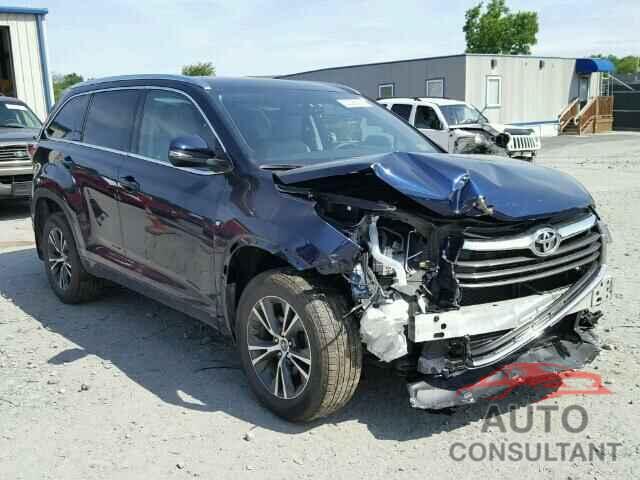 TOYOTA HIGHLANDER 2016 - 5TDJKRFH9GS228988