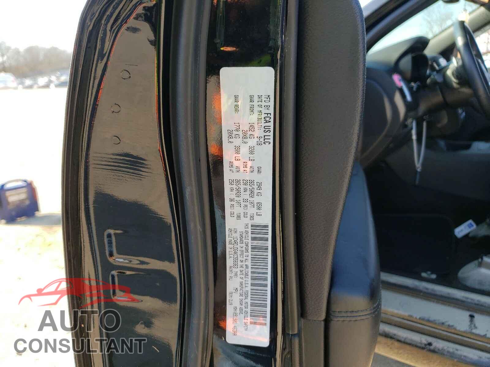 DODGE DURANGO 2019 - 1C4RDJDG4KC558363