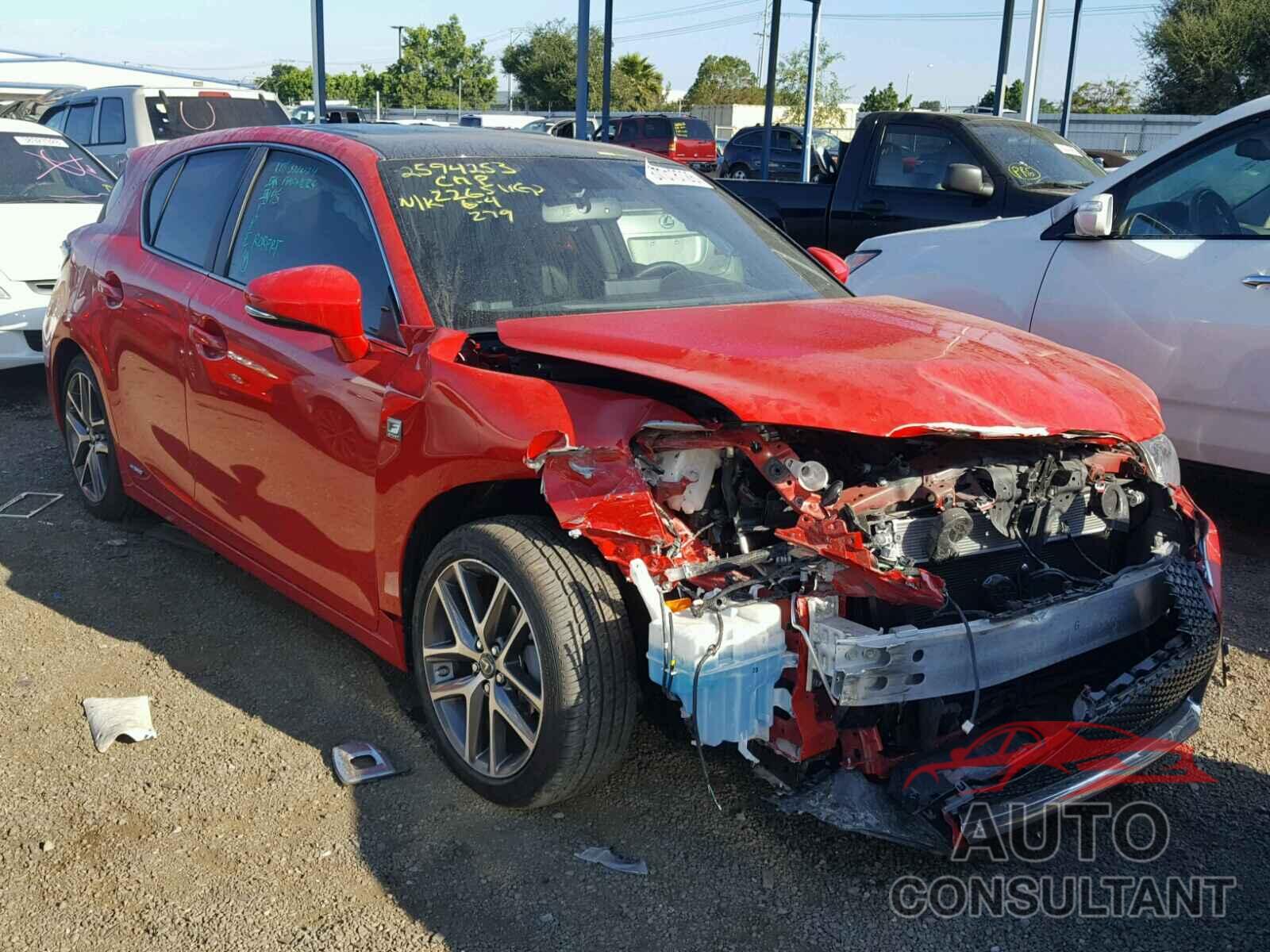 LEXUS CT 200 2017 - JTHKD5BH9H2290931