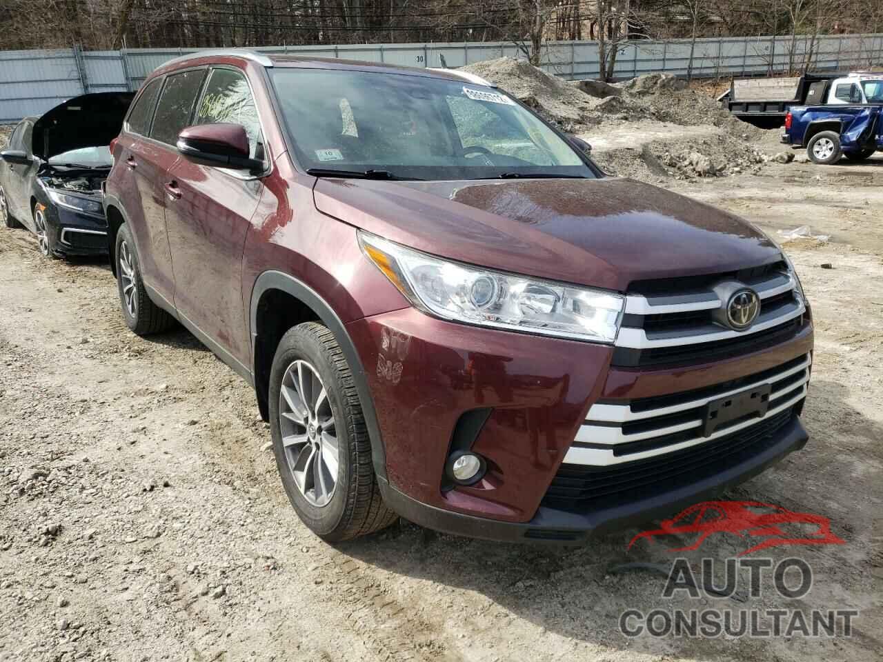 TOYOTA HIGHLANDER 2019 - 5TDJZRFH0KS973696
