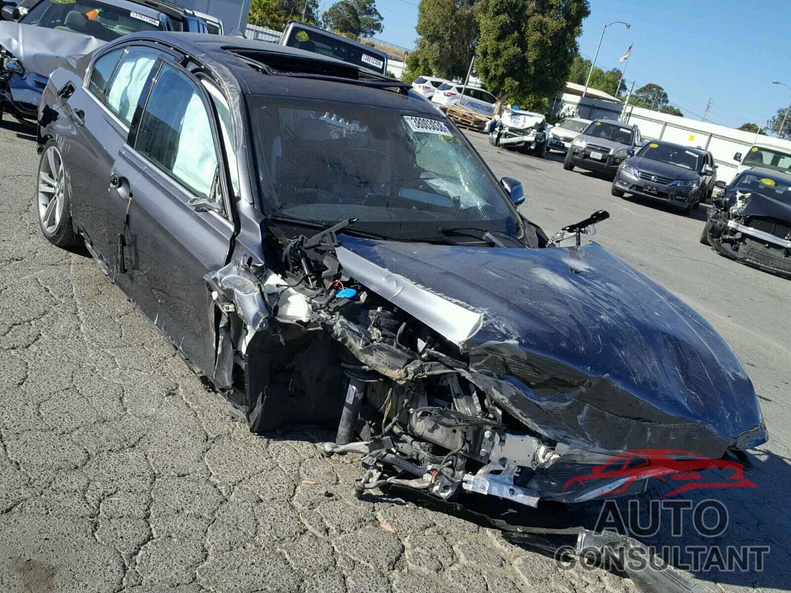BMW 3 SERIES 2017 - WBA8B9G58HNU49666