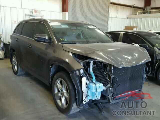 TOYOTA HIGHLANDER 2015 - 5TDYKRFH6FS083440