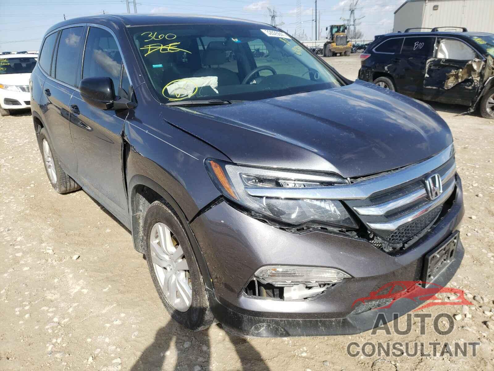 HONDA PILOT 2016 - 5FNYF5H13GB025370