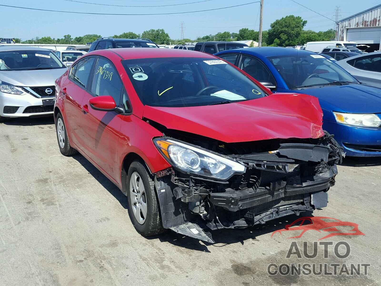 KIA FORTE 2016 - KNAFK4A60G5610781