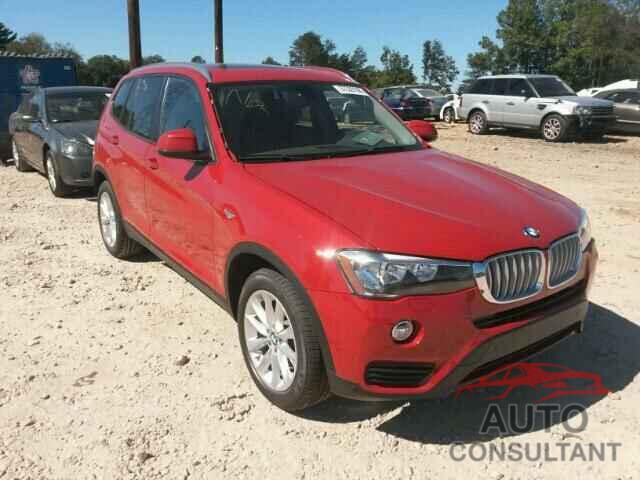 BMW X3 2015 - 5UXWX9C50F0D56833