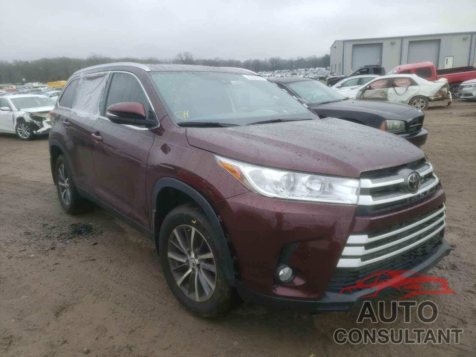 TOYOTA HIGHLANDER 2019 - 5TDKZRFHXKS336254